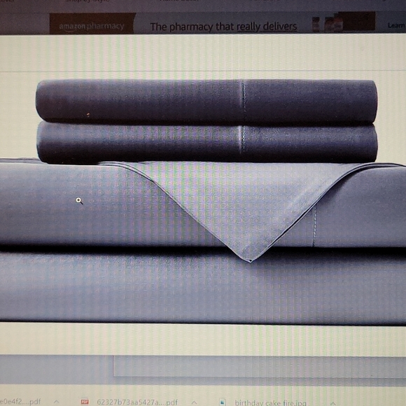 Hotel Sheets Direct 100% bamboo 4 pc sheet pillowcase set King Dark Gray New…